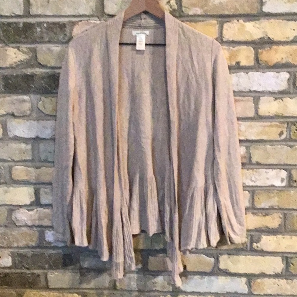 Tan cardigan